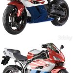 本田CBR1000RR摩托车3D模型—MAX | FBX | OBJ