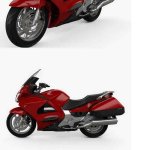 本田 ST1300 2013款摩托车3D模型—MAX | FBX | OBJ