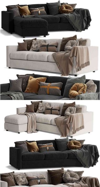 Ikea Vimle宜家沙发3D模型—MAX | FBX | OBJ