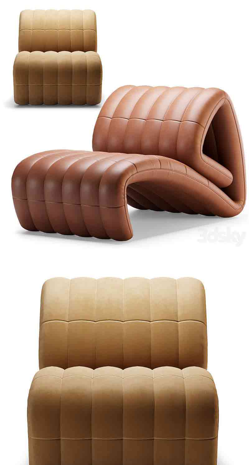 时尚高端个性的KINOLA 椅子沙发3D模型—MAX | FBX | OBJ插图