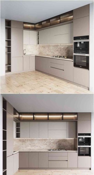 时尚高端优雅的厨房装修3D模型—MAX | FBX | OBJ