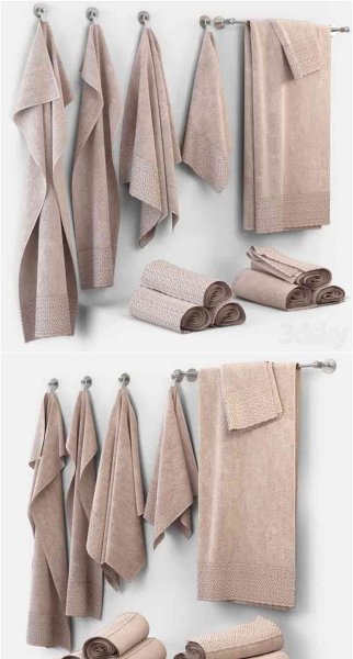 少见稀有的毛巾3D模型—MAX | FBX | OBJ