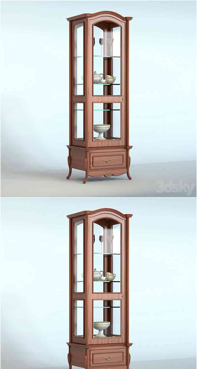 衣柜展示柜3D模型—MAX | FBX | OBJ插图