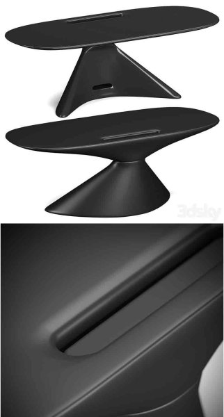 Karim Rashid设计的Zero办公桌3D模型—MAX | FBX | OBJ