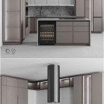 高品质的时尚高端现代风格的厨房装修3D模型—MAX | FBX | OBJ