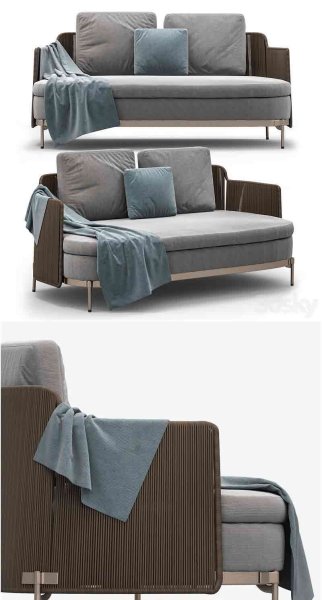 高品质的时尚高端户外沙发3D模型—MAX | FBX | OBJ