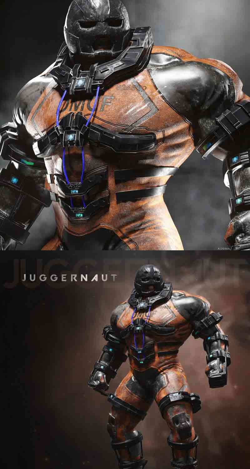 巨无霸Juggernaut 粉丝艺术人物3D模型—MAX | FBX | OBJ插图