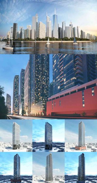 52个专业高度详细的现代摩天大楼的高品质3D模型大集合—MAX | FBX | OBJ