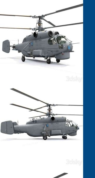 卡-27直升机3D模型—MAX | FBX | OBJ