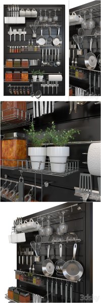 高品质的厨房用品餐具3D模型大集合—MAX | FBX | OBJ