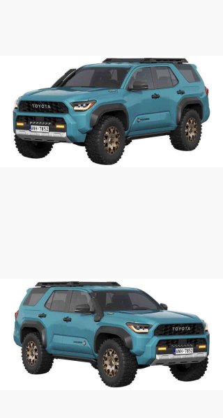 Toyota 4Runner Trailhunter 2025款丰田超霸SUV越野车汽车3D模型—MAX | FBX | OBJ